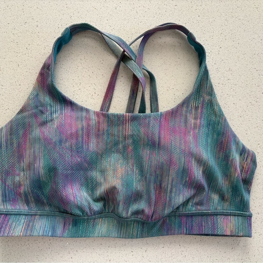 Lululemon Athletica Teal Bra - ladies size 10 - Picture 2 of 5